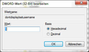 DWORD Wert anpassen